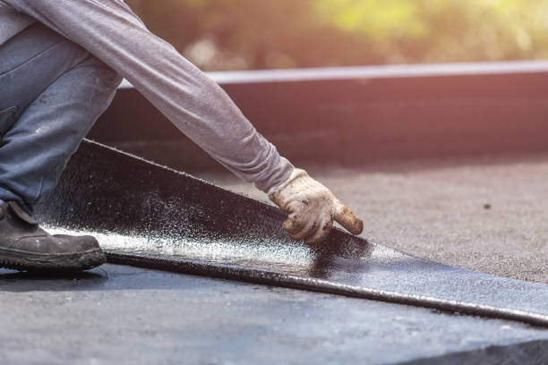 Professional Waterproofing technician working in Crivitz, WI